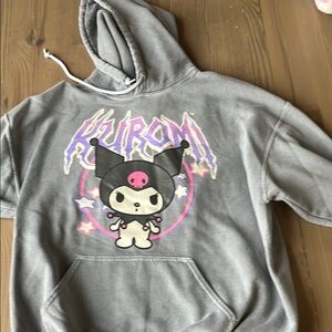 Sanrio Gray Kuromi Hoodie